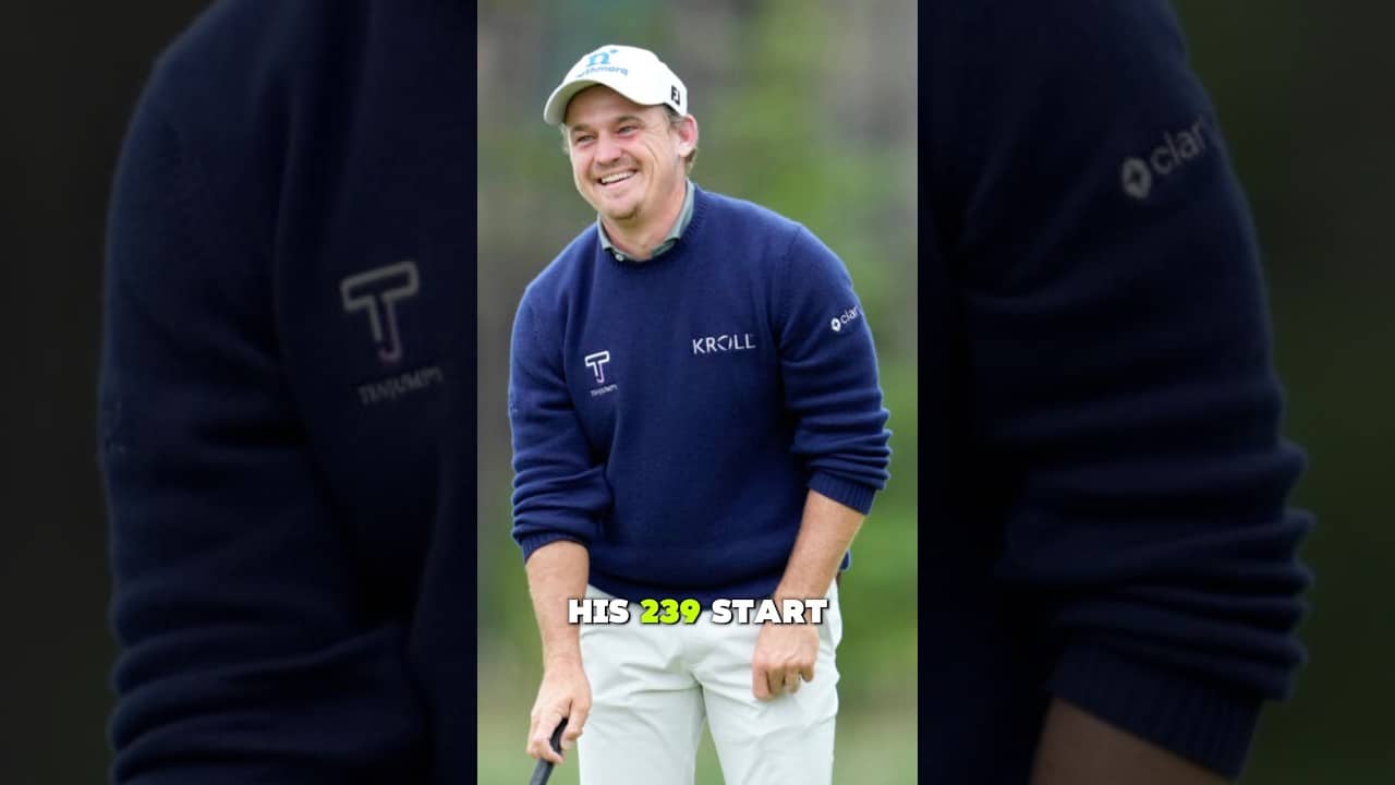 His first PGA tour win after 239 starts. A car accident that almost ended everything #golf #pga
