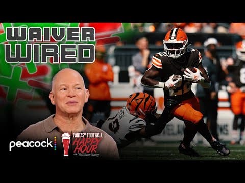 Look to Browns' Dylan Sampson on Week 2 RB waivers | Fantasy Football Happy Hour | NFL on NBC