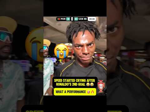 Ronaldo GOING OFF and Speed loving it ๐๐ฅ