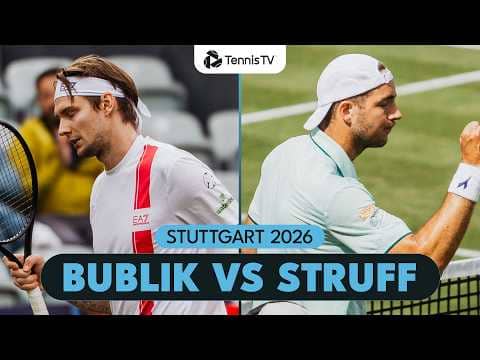Alexander Bublik Kicks Off His Grass Campaign vs Jan-Lennard Struff! | Stuttgart 2026 Highlights