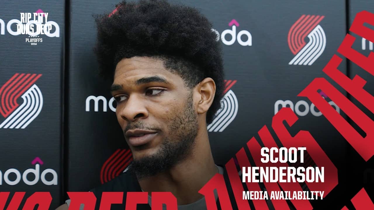 Scoot Henderson On Game 2 And Preparation For Game 3 vs Spurs | Portland Trail Blazers | Apr 23 2026