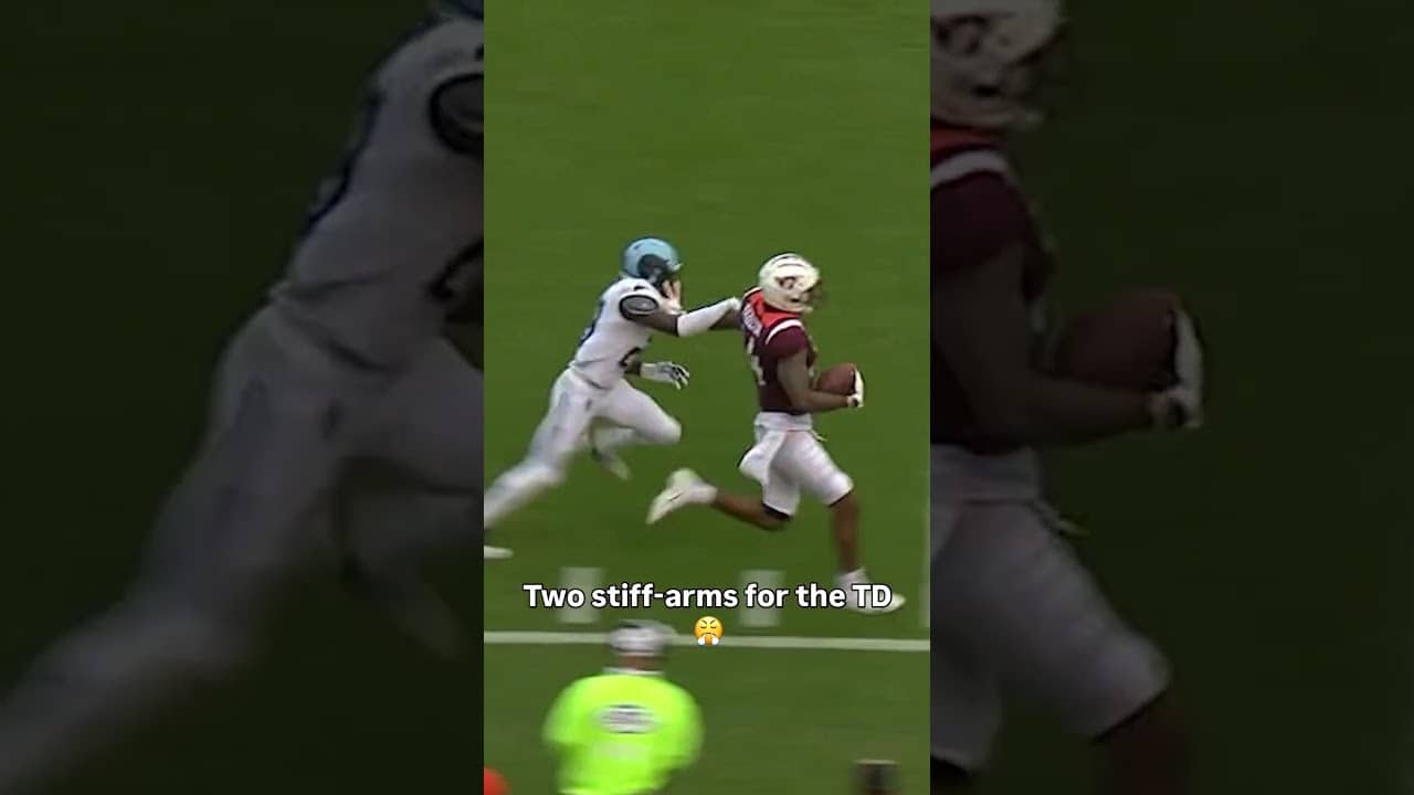 He's too strong πͺ #virginiatech #accfootball #collegefootball