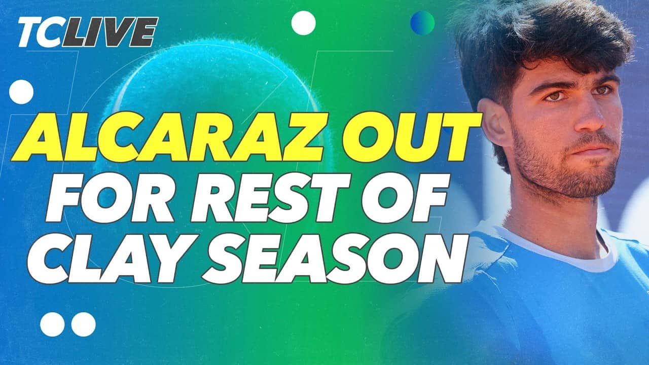 Carlos Alcaraz Withdraws From Rome and Roland Garros | Reaction | TC Live