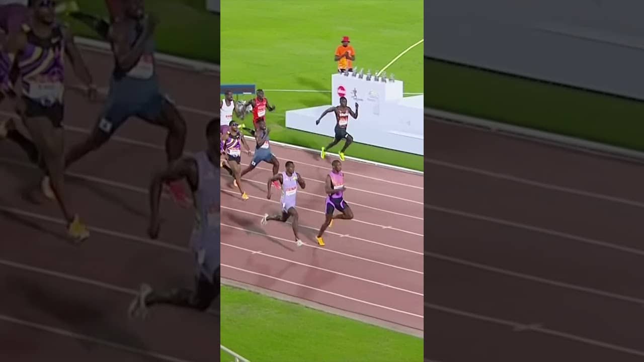 WHAT A RUN π€ Dambile clocks 19.77 PB in the men's 200m at the Kip Keino Classic #ContinentalGoldTour