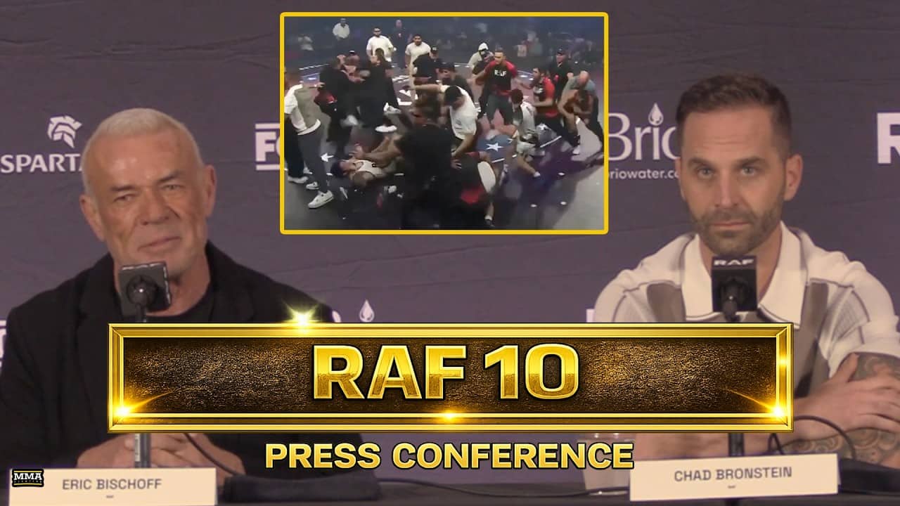 RAF 10 Press Conference: REACTION To Khamzat Chimaev, Dillon Danis Brawl | MMA Fighting