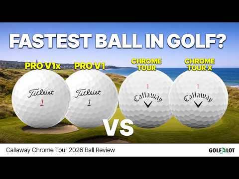 NEW Callaway Chrome Tour vs Titleist Pro V1 HEAD-TO-HEAD!