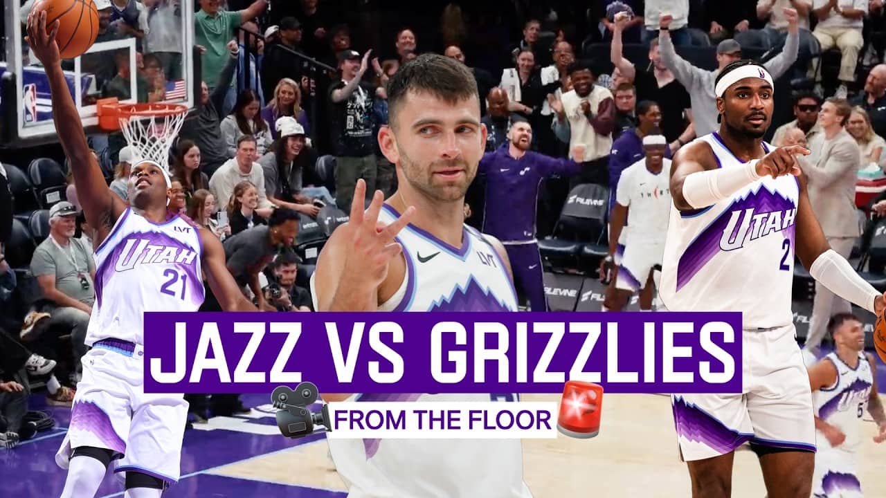 From the Floor: BLOW OUT WIN at home on fan appreciation night ๐๐ | UTAH JAZZ ๐ฅ