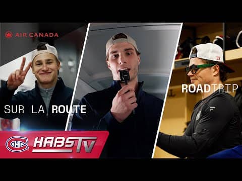 Behind the scenes on the road in Calgary, Edmonton, Vancouver and Seattle | Canadiens Embedded