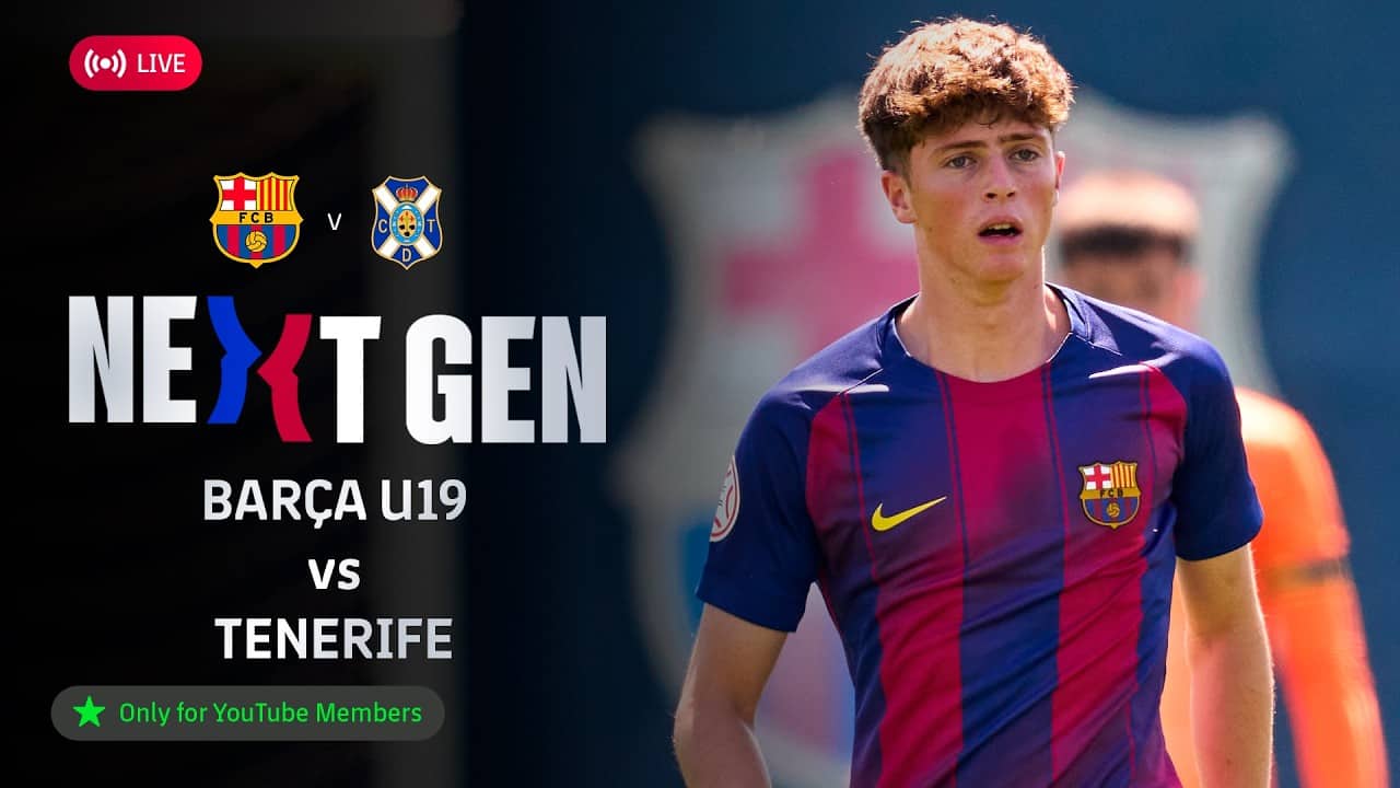 π΄ FC BARCELONA NEXT GEN: BarΓ§a U19 vs UD Tenerife | COPA CAMPEONES