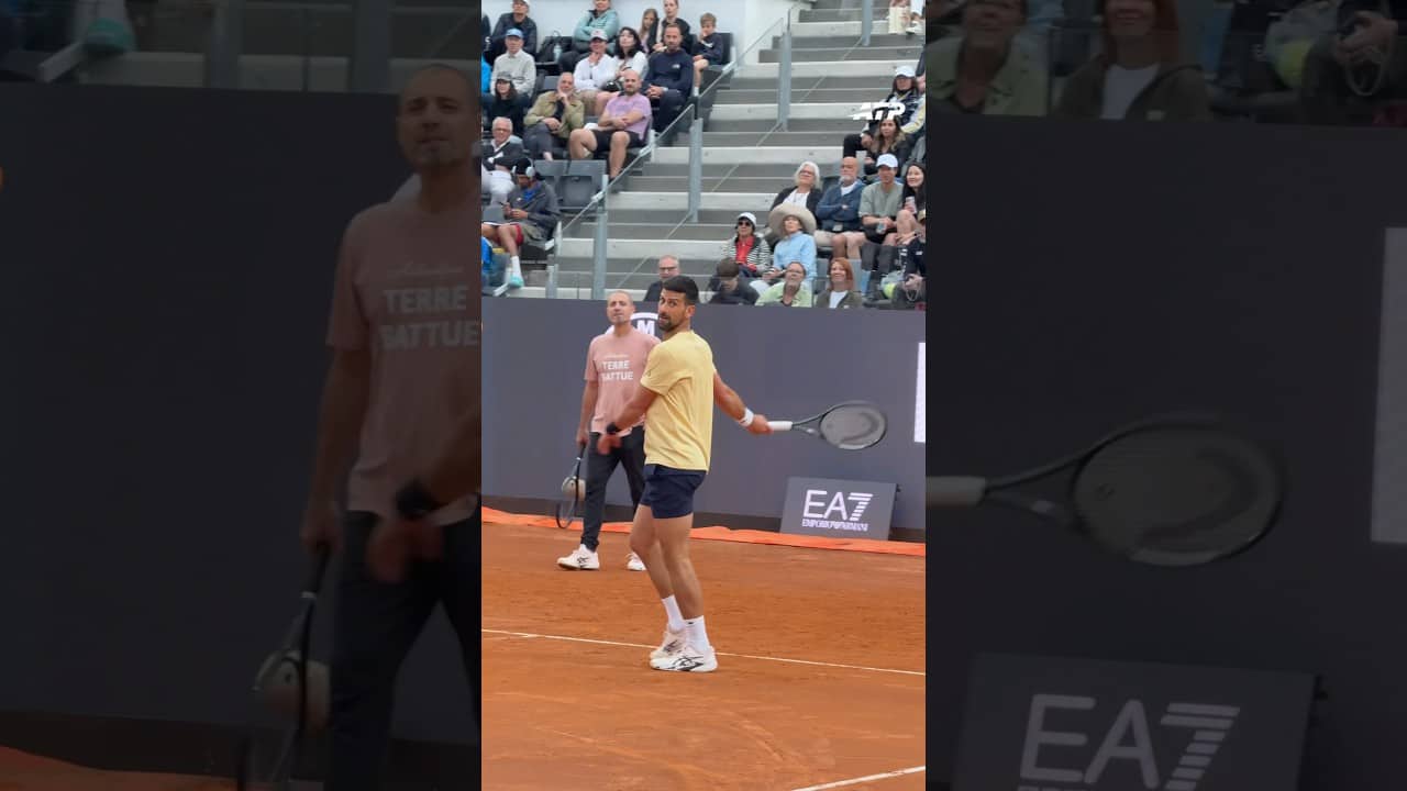 Stay til the end for some Djokovic gold ๐ #djokovic #novak