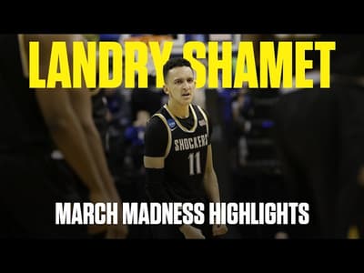 Landry Shamet March Madness highlights at Wichita State