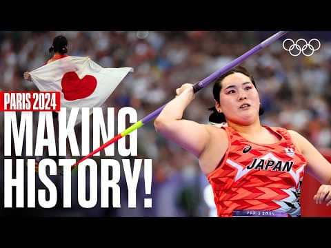 Claiming Javelin Gold for Japan! ๐ฏ๐ต๐ฅ Kitaguchi Haruka at Paris 2024