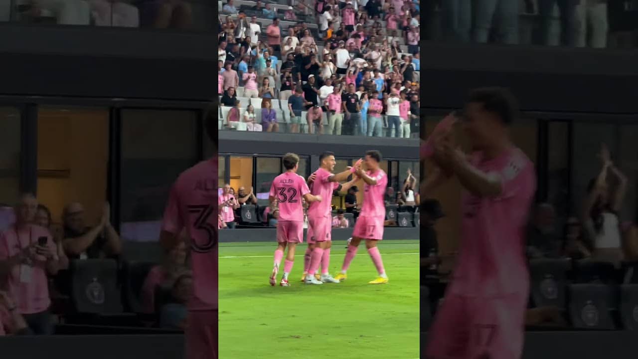 Creates the space. Finishes. Leo Messi. πβ¨