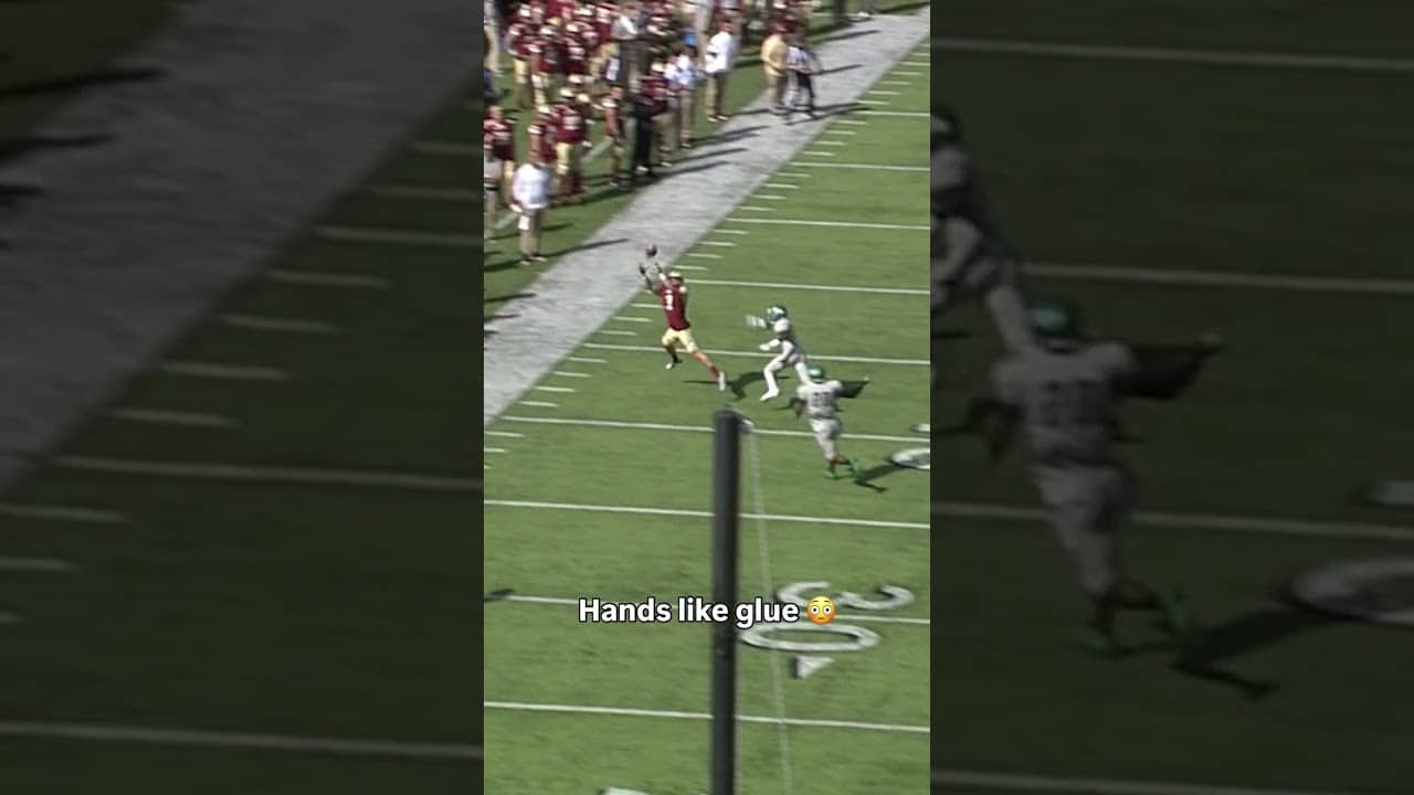 And he got his foot inbounds 🔥 #bostoncollege #accfootball #collegefootball
