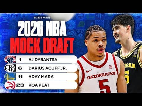 FINAL 2026 NBA Mock Draft 🚨| First Round Breakdown