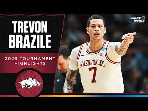 Trevon Brazile 2026 NCAA tournament highlights