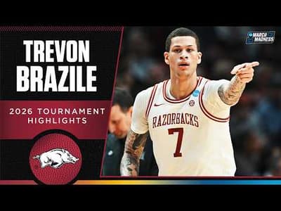 Trevon Brazile 2026 NCAA tournament highlights
