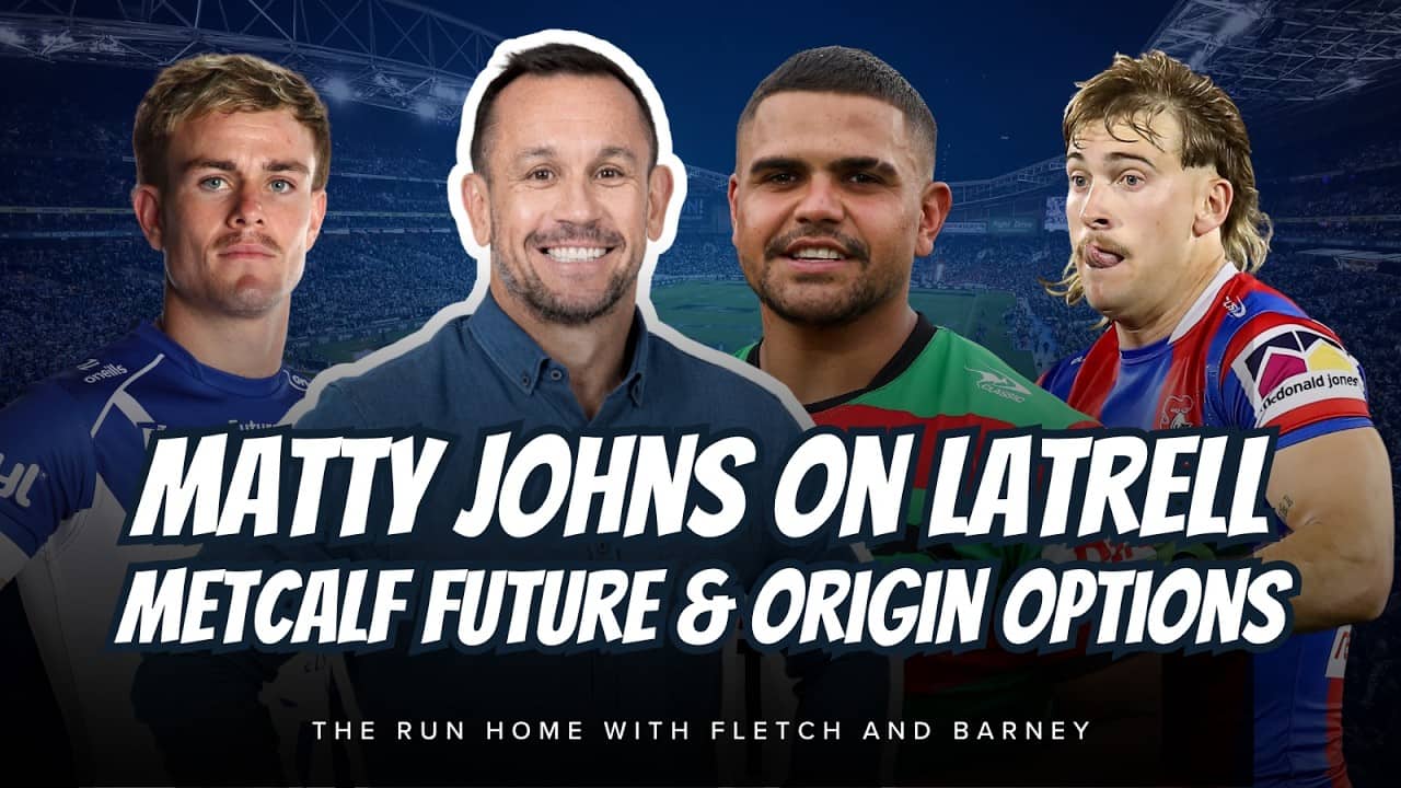 #NRL | Morning Glory host Matty Johns on Latrell Mitchell, Luke Metcalf & Blues options for Game 1!