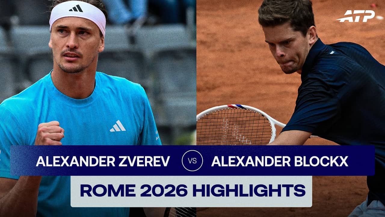Alexander Zverev vs. Alexander Blockx | Rome 2026 Round 3