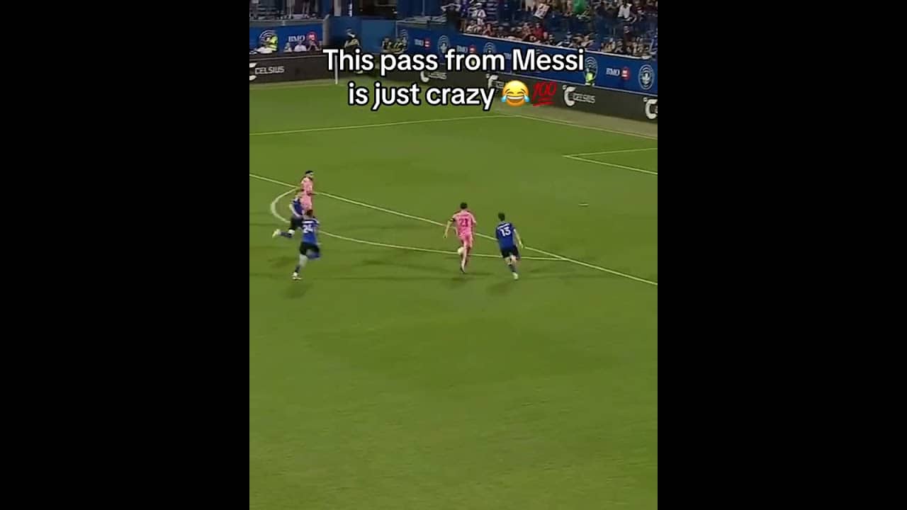 Messi is different 🔥 (via Major League Soccer on Apple TV)
