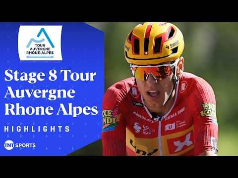 EPIC ENDING! 🏆 | 2026 Stage 8 Tour Auvergne Rhone Alpes Race Highlights | TNT Sports Cycling