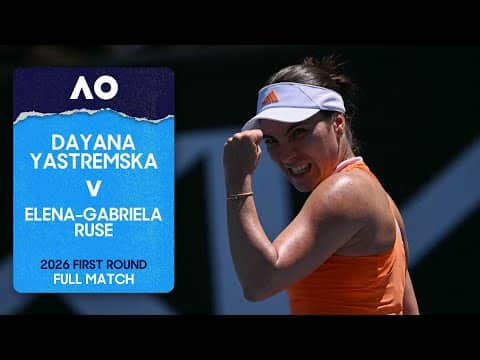 Dayana Yastremska v Elena-Gabriela Ruse Full Match | Australian Open 2026 First Round