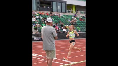 A race of her own 🇺🇲 Chiara Dailey pulled away to capture the U20 women’s 3000m in 9:52.25 🥇 #track