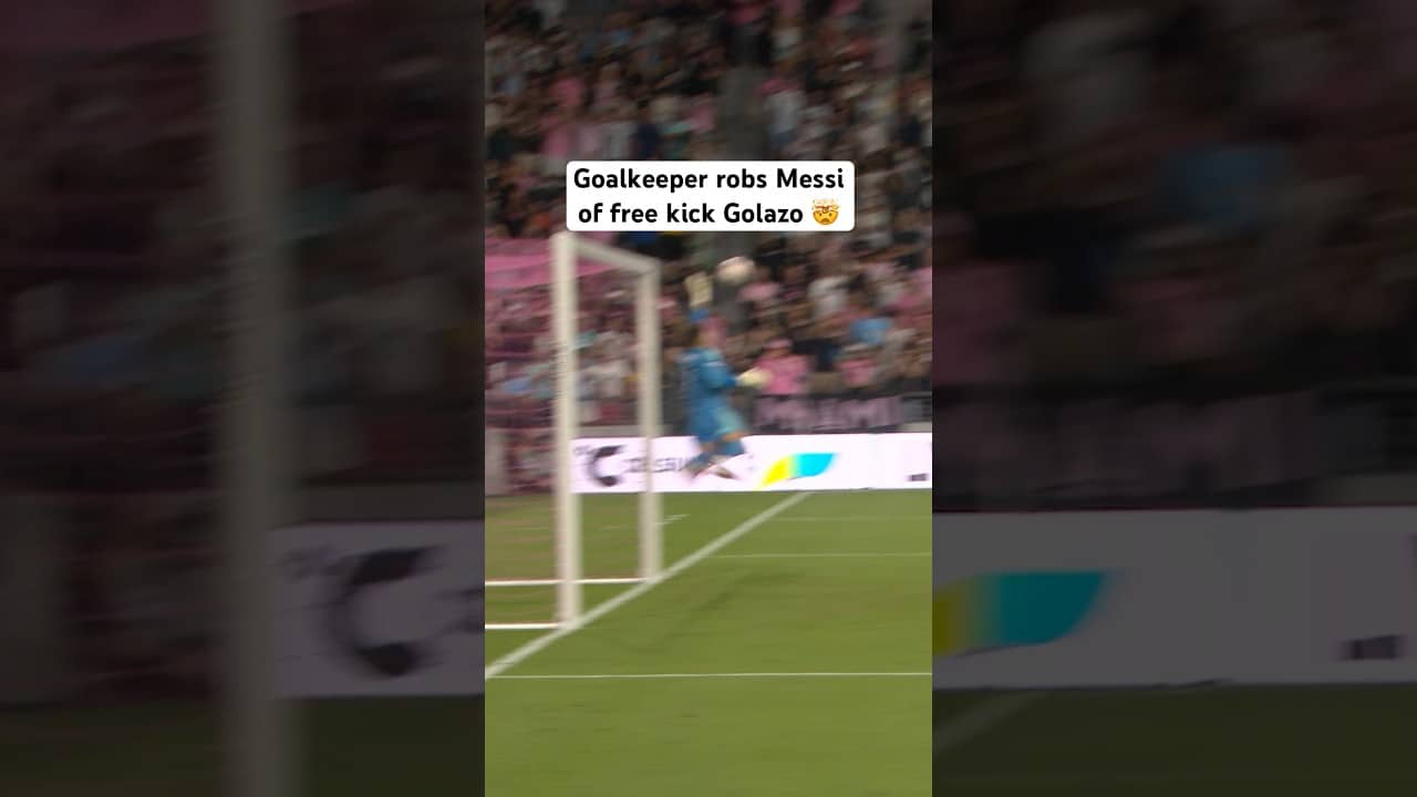 James Pantemis with a save of the year candidate on Messi ๐ฑ๐งค