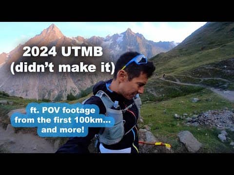 2024 UTMB: Why I stopped at 100km in and what I saw and felt | Sage Canaday Ultra Trail Running VLOG