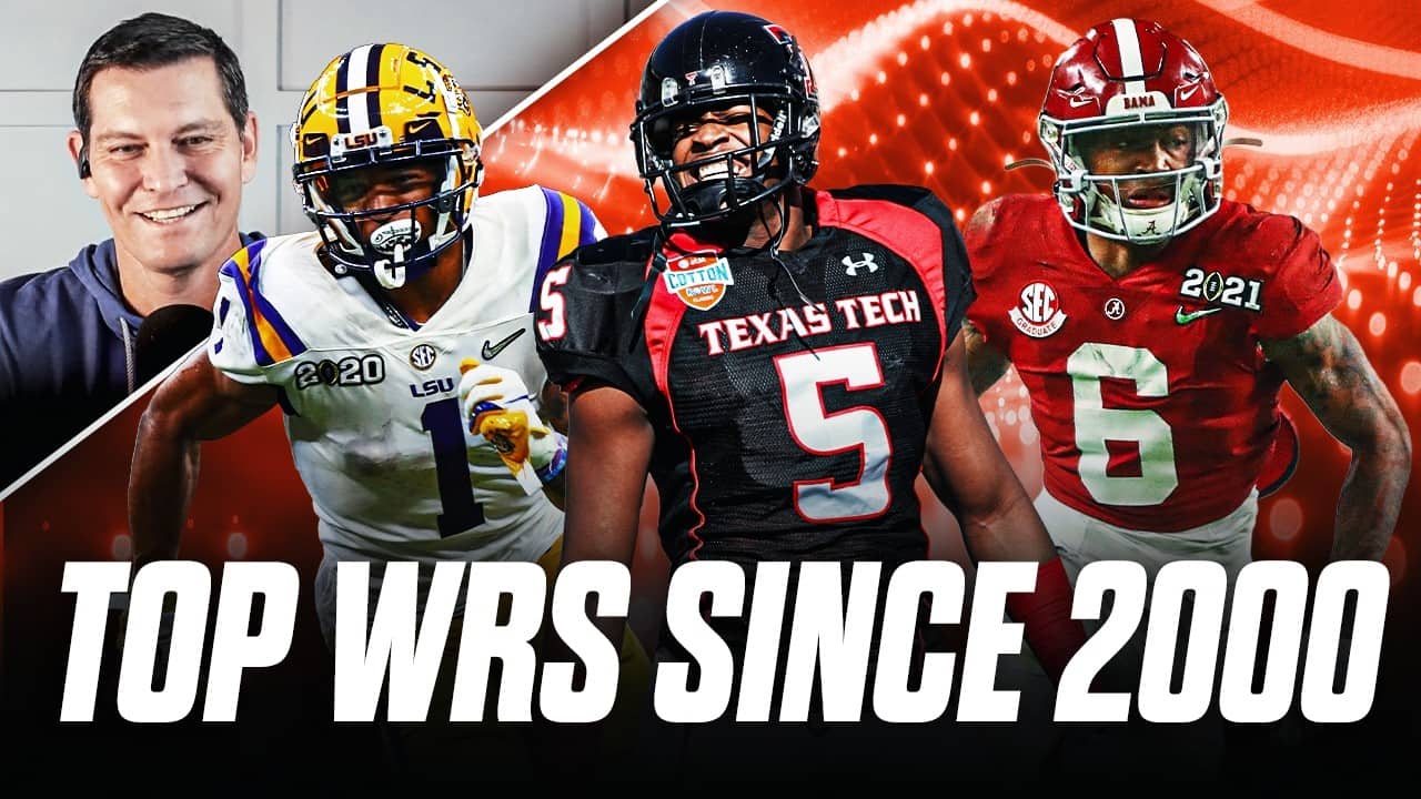 Drafting the TOP College Football WRs since 2000: Why Devonta Smith & Michael Crabtree are TOP TIER