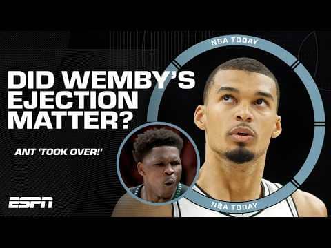Wemby’s ejection didn’t matter in Game 4 vs. Wolves? 😳 Ant TOOK OVER THE MOMENT! - Perk | NBA Today