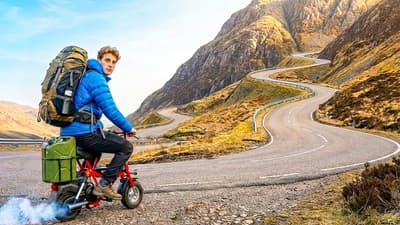 I Rode a Micro Motorbike Across Scotland