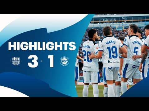 RESUMEN | FC BARCELONA 3-1 DEPORTIVO ALAVÉS