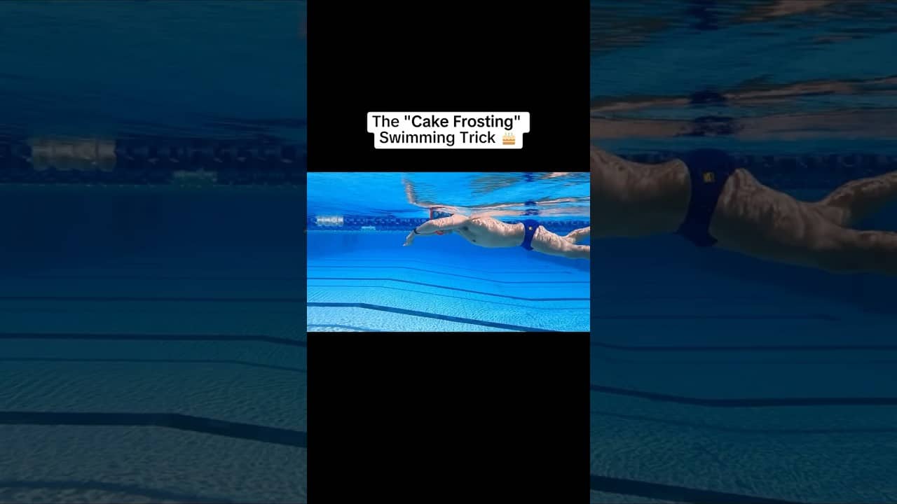 If you want to swim faster, you need to "frost the cake." ๐