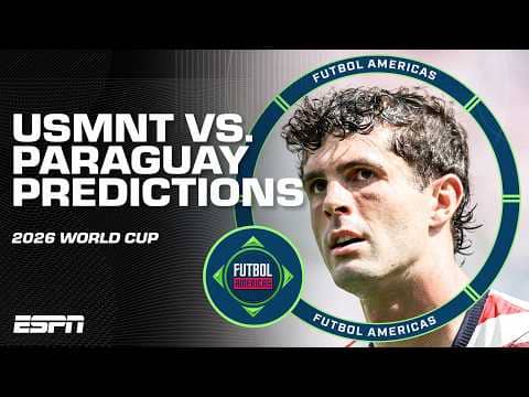 USMNT vs. Paraguay PREVIEW š Can Pulisic carry the United States to a win? | Futbol Americas