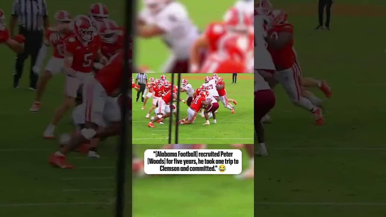 Clemson DT Peter Woods almost ended up at Alabama š³