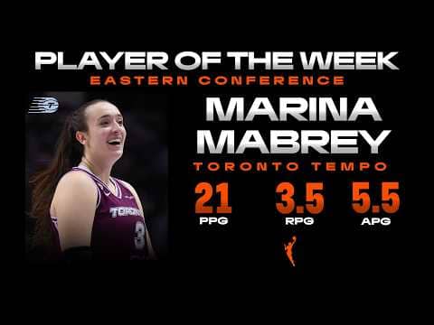 Week 3: Eastern Conference Player of the Week Marina Mabrey