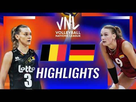Belgium π§πͺ vs. Germany π©πͺ - Highlights | Week 2 | Women's VNL 2026