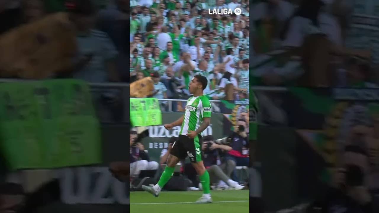 CUCHO marcha, TODOS celebramos ✌ #LaLigaHighlights #RealBetisElche