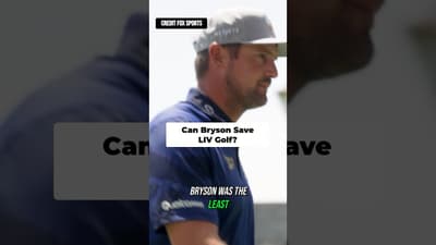 Can LIV Golf lean on Bryson DeChambeau and survive against all odds? #shorts
