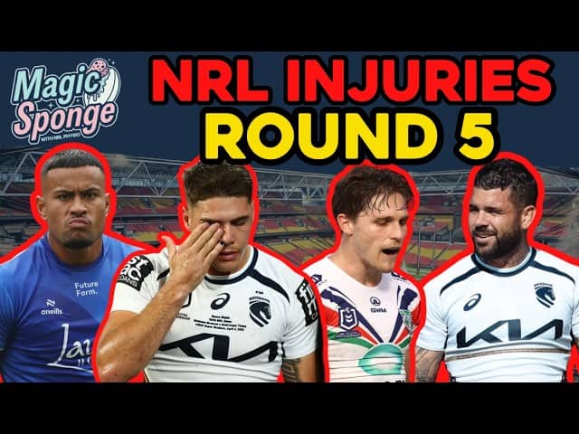 The Magic Sponge Podcast - Round 5 Injury CARNAGE + we are on SuperCoach hot streaks!