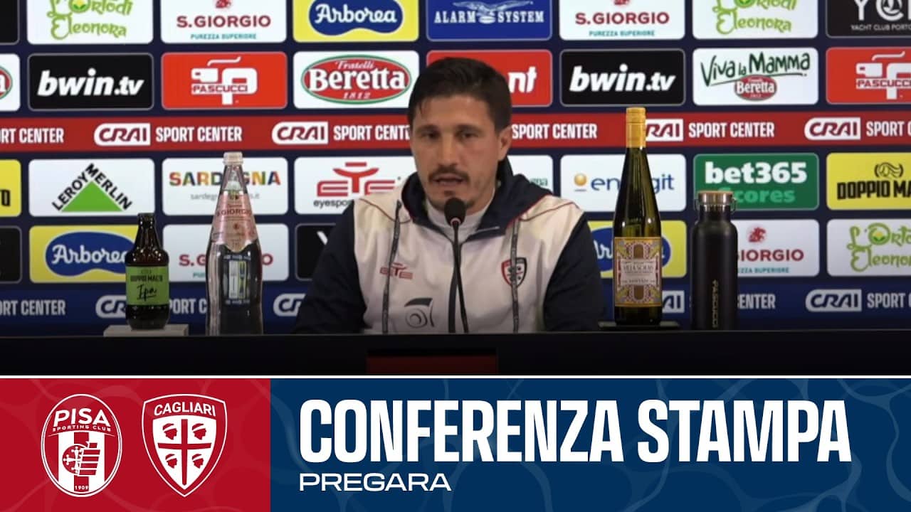 SERIE A ENILIVE | MISTER PISACANE IN CONFERENZA STAMPA | PISA - CAGLIARI