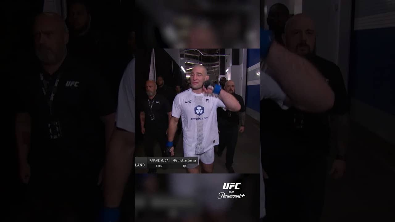 Strickland makes the walk πͺ #ufc328
