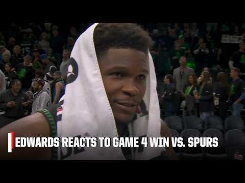 'EVERYTHING I GOT!' - Anthony Edwards on what this series has taken out of him | NBA on ESPN