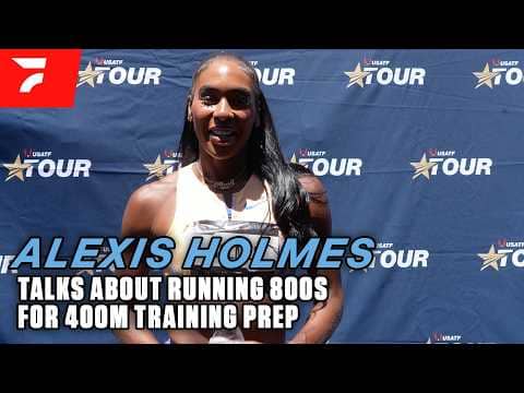 Alexis Holmes Isn't Afraid Of The 800m | 2026 USATF LA Grand Prix
