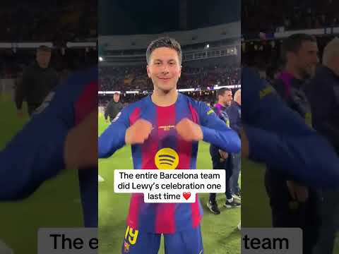 An amazing gesture from Barca 🥹 (via @fcbarcelona/TT)