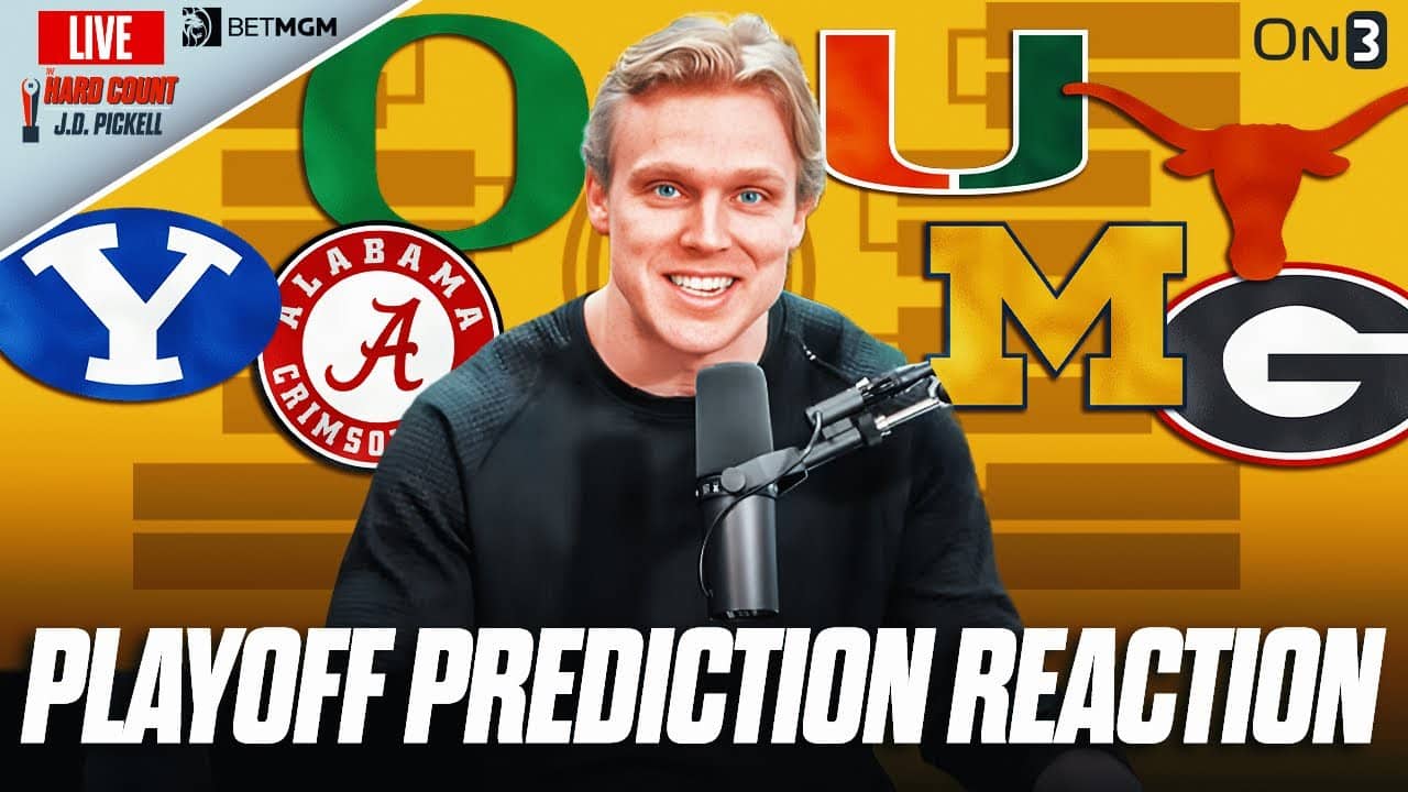 College Football Expert Makes FIRST Playoff Bracket PREDICTION of Talking Season