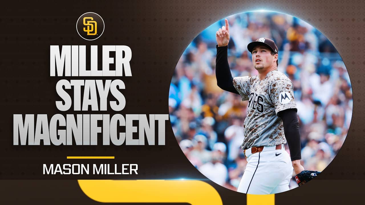 FULL TOP 9TH: Mason Miller strikes out 3 BATTERS to secure his 11TH SAVE of 2026!🔥(MLB saves leader)
