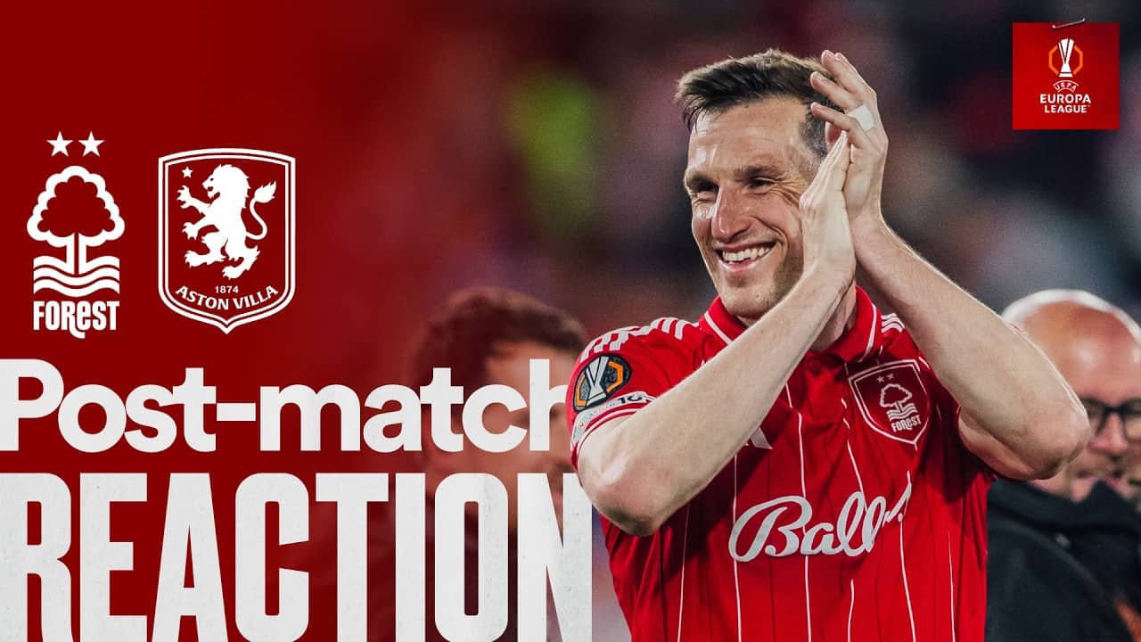 Chris Wood's Reaction | Nottingham Forest 1-0 Aston Villa | Europa League ๐ฃ๏ธ