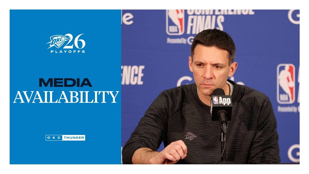 Coach Daigneault After Game 6 | Playoffs | WCF Game 6 | Postgame Media | May 28, 2026